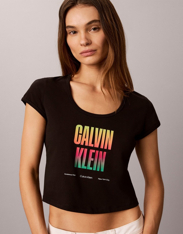 Calvin Klein Jeans - Pride Slim Scoopneck Tee