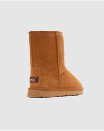Ozwear Connection Uggs - Ugg Boots Genuine Australian Sheepskin Unisex Short Classic Suede