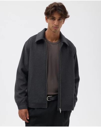 AERE - Wool Double Zip Jacket