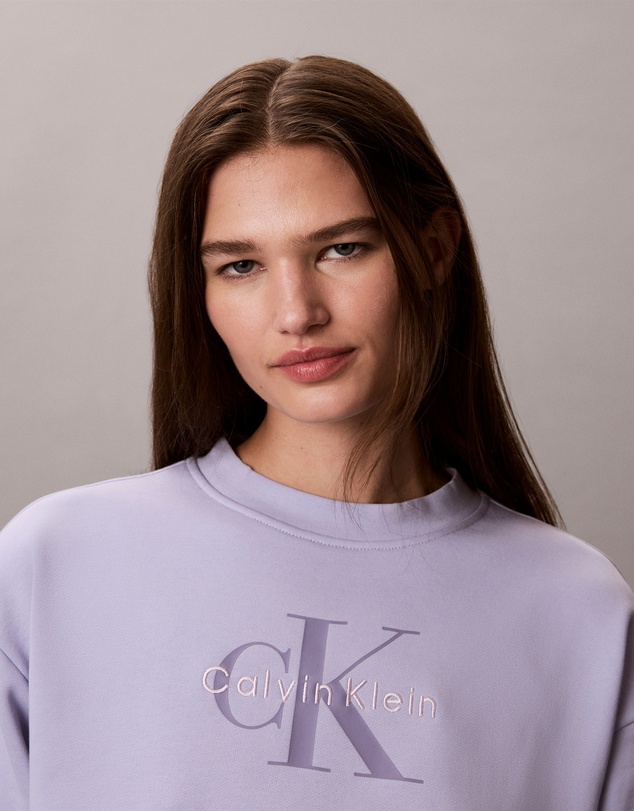 Calvin Klein Jeans - French Terry Monologo Crewneck Sweatshirt