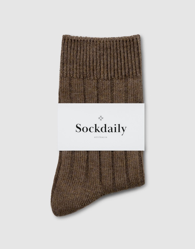 Sockdaily - Lace & Coffee 2 Pack Quarter Socks