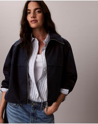 Calvin Klein Jeans - Denim Windbreaker Jacket