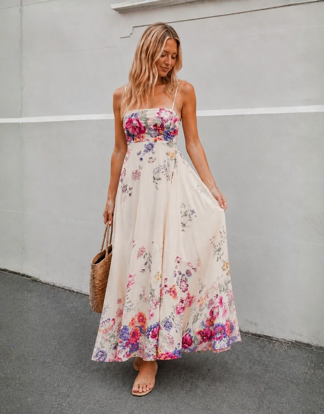 Esther & Co - Alouette Dress - Pearl Bouquet