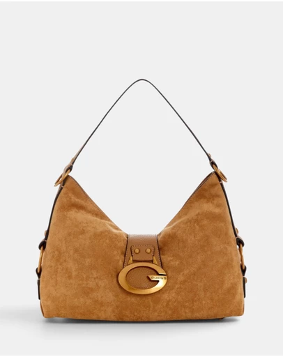 GUESS - Camden Faux-Suede Shoulder Bag