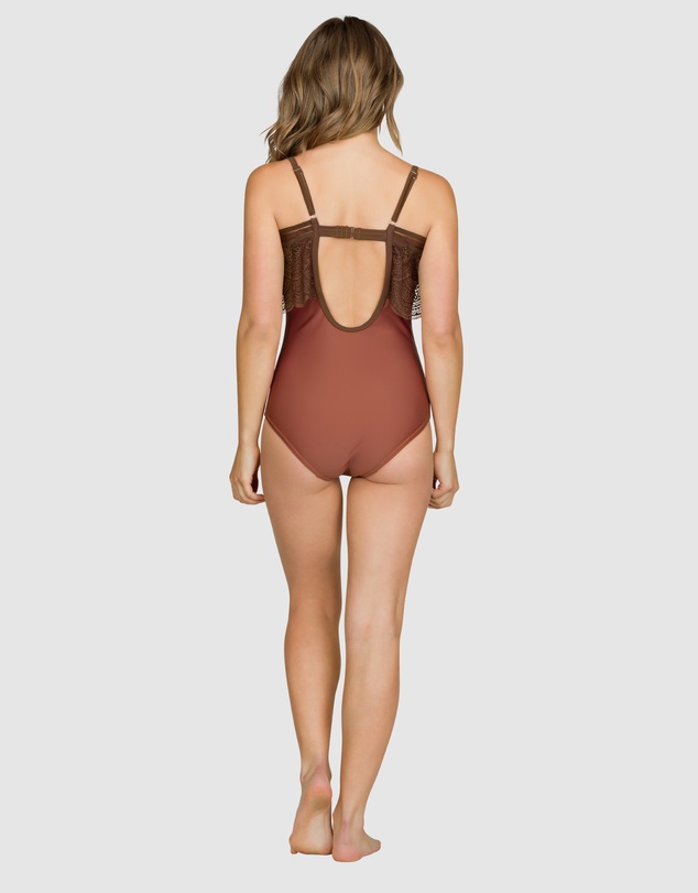 Parfait - Pure Underwired One Piece Swimsuit with Lace Ruffle