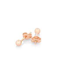 Michael Hill - 3mm Ball Stud Earrings in 10kt Rose Gold