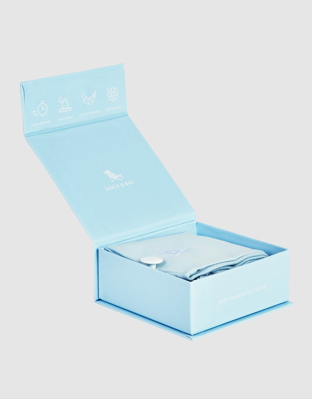 Dock & Bay - Hair Wrap Classic Light Collection Alaska Blue