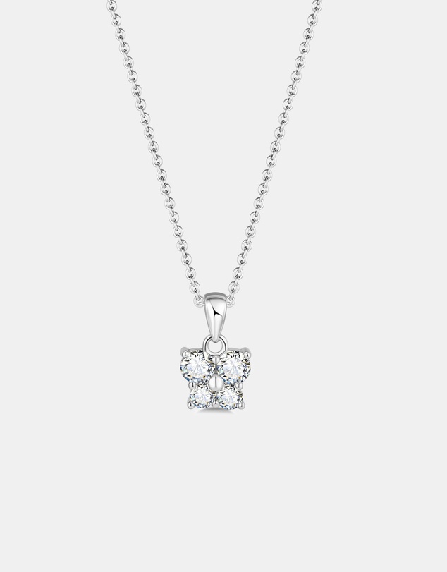 Mestige Kids - Little Flutter Necklace - Silver Plated