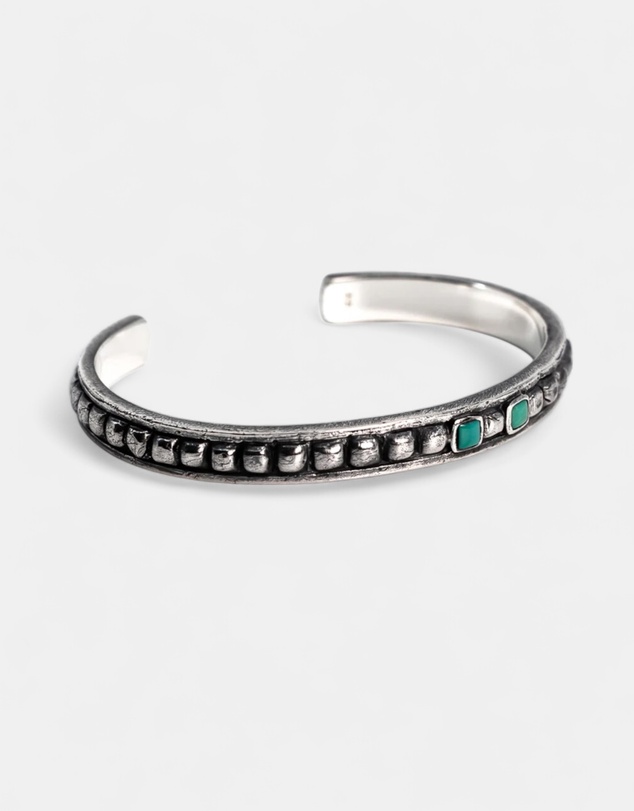 Buck Palmer - Turquoise Stone Cuff
