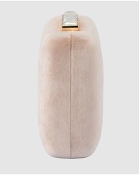 Olga Berg - Bess Velvet Clutch
