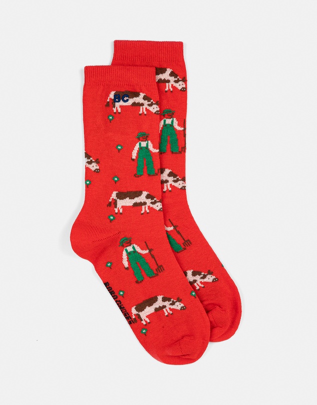 Bobo Choses - Farm Adventure All Over Long Socks - Kids