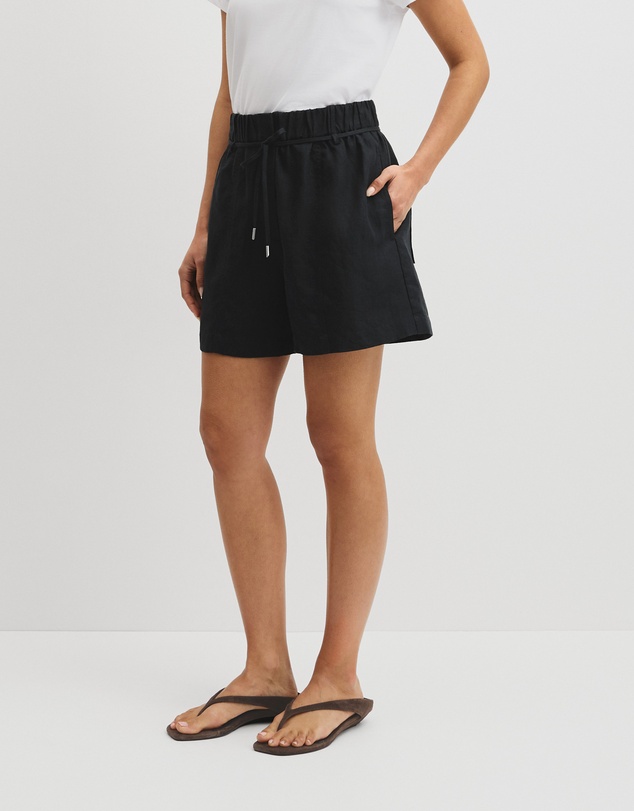 Country Road - Pull On Linen Short