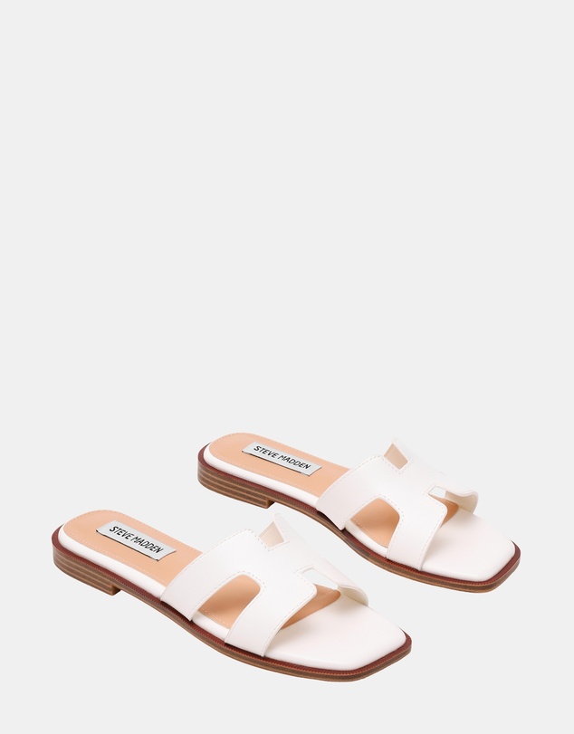 Steve Madden - Haileyy White Sandals