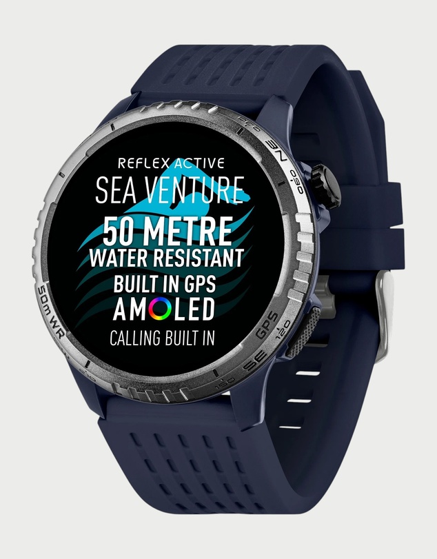Reflex Active - Reflex Active SeaVenture 5ATM Blue Strap Watch