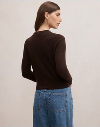 Forever New - Haisley Merino Blend Knitted Cardigan