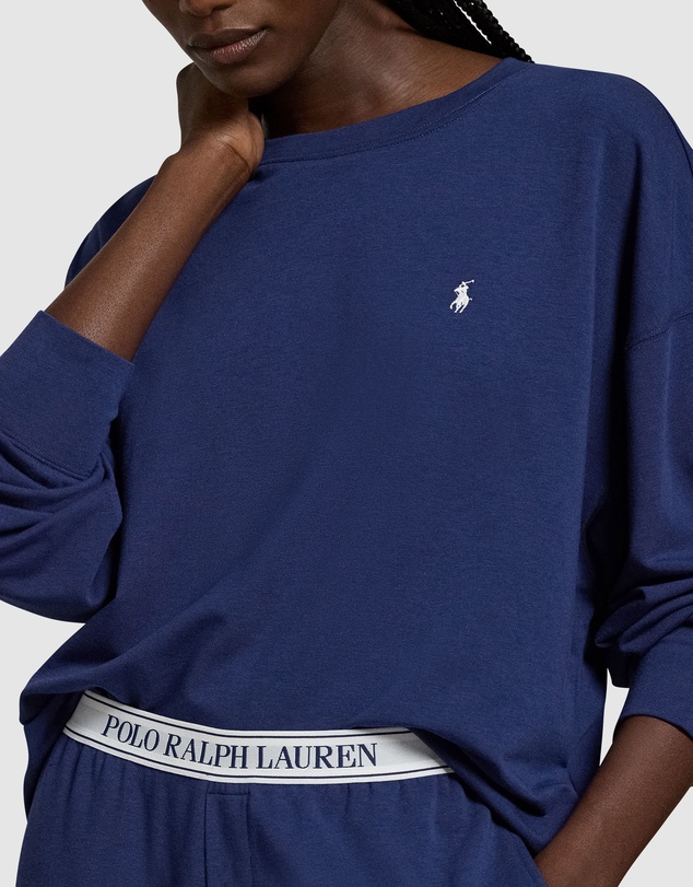 Polo Ralph Lauren - Club Terry Long Sleeve Cotton Jersey Pyjama Set