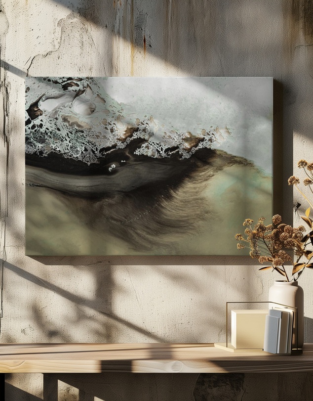 Olive et Oriel - Earthly Motion 1 by Petra Meikle De Art Print