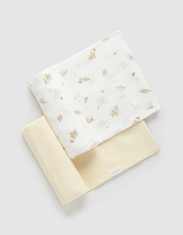 Purebaby - Muslin Wrap 2 Pack-Babies