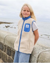 Skwosh - Skwosh Kids Sherpa Vest in Natural