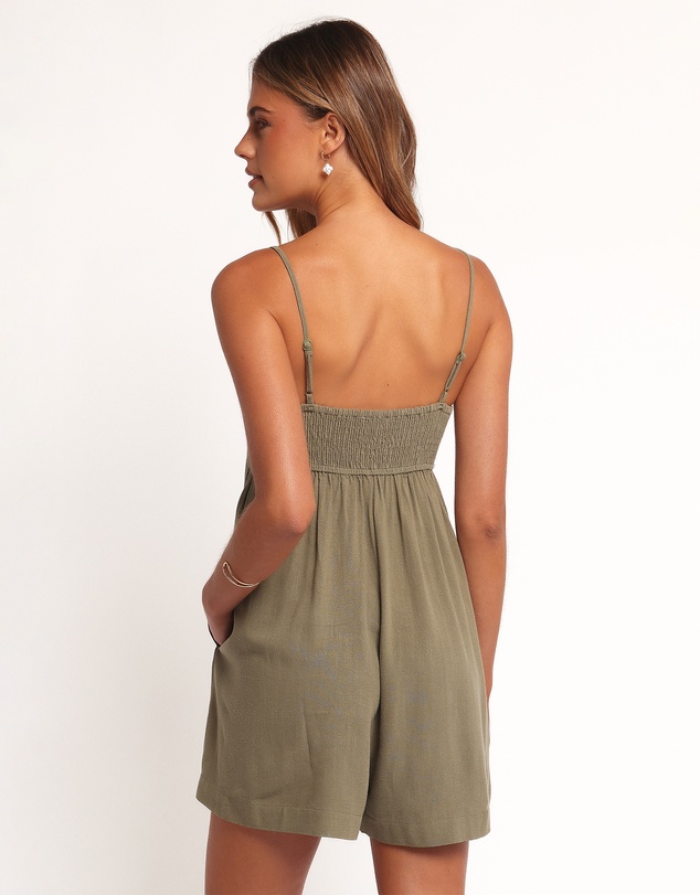Petal & Pup - Quinley Playsuit - Olive