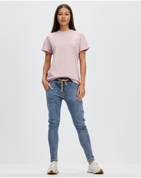 DRICOPER DENIM - Slouchy Dusty Pink Tee