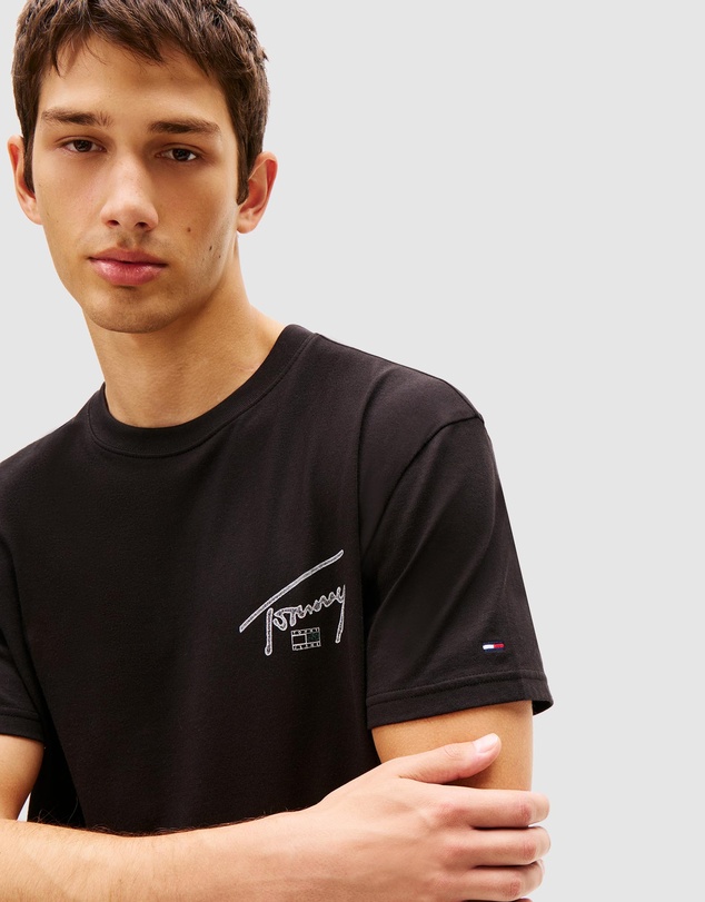 Tommy Jeans - Regular Sign Backprint Short Sleeve T-Shirt