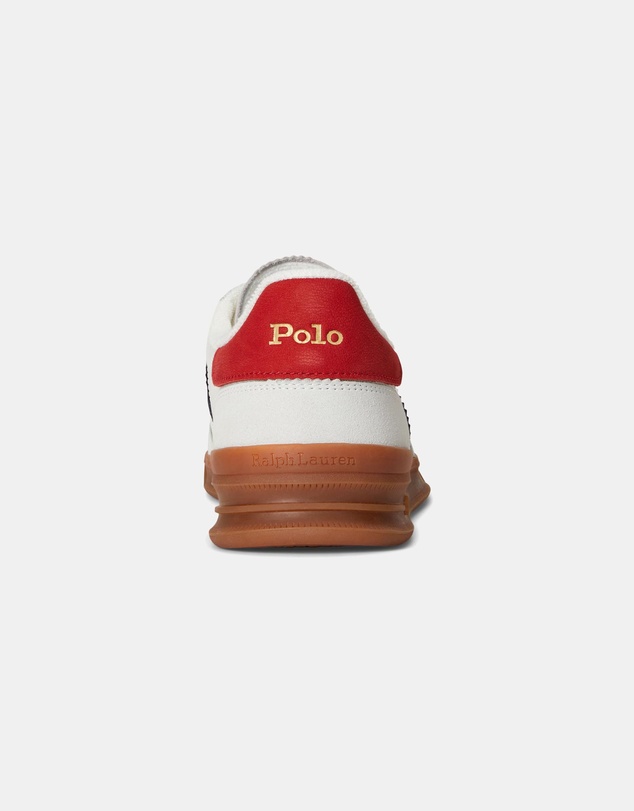 Polo Ralph Lauren - Heritage Aera Suede-Paneled Sneakers - Men's