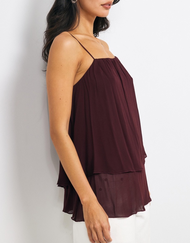 AERE - Willow Georgette Layered Cami