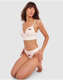 Bras N Things - Darling Push Up Wirefree - Ivory
