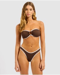 Seafolly - Beach Bound Ring Front Bandeau Bikini Top