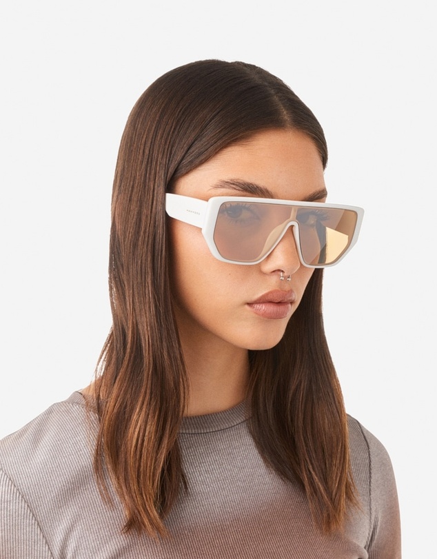 Hawkers Co - HAWKERS - White Mustard Eco METRO Sunglasses for Men and Women UV400