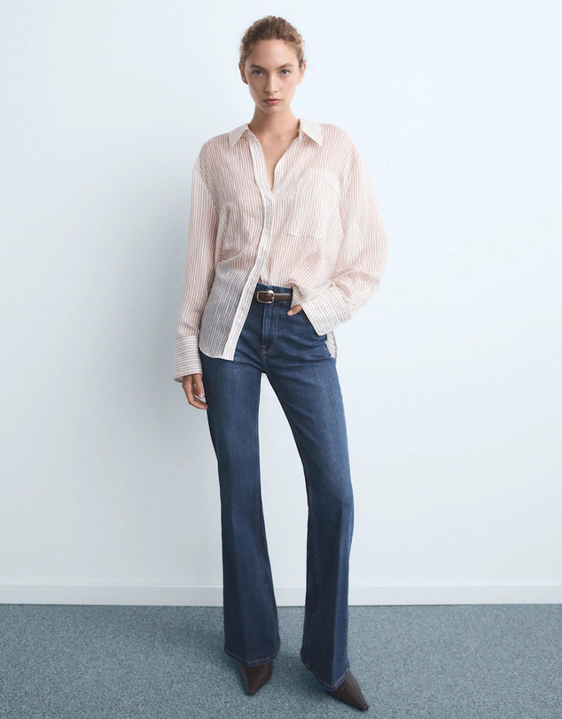 M.N.G - Violet Flared High-Rise Jeans