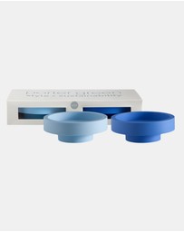 porter green - flipp lrg silicone unbreakable candle holder set