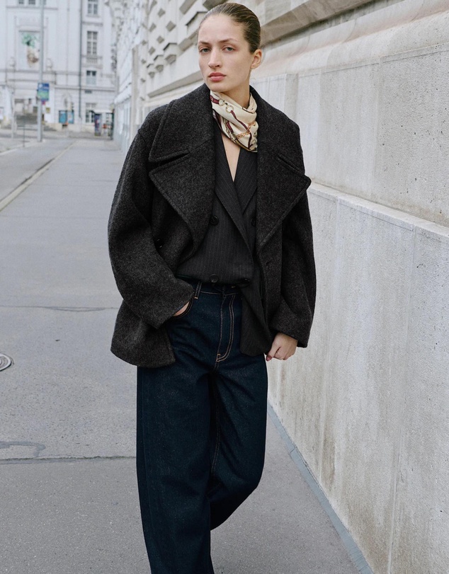 M.N.G - Barrel Mid-Rise Rinse Wash Jeans