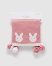 Purebaby - Border Pom Pom Blanket-Babies
