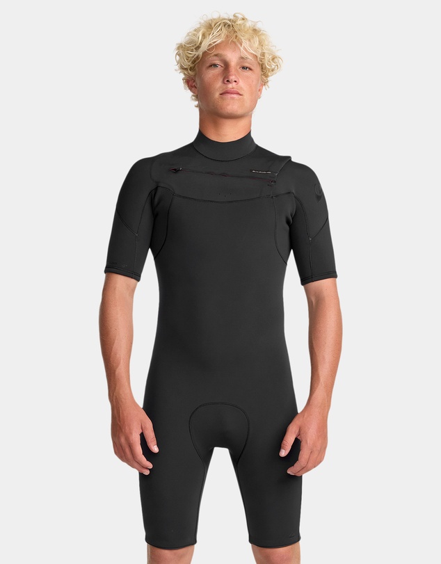 Quiksilver - Mens 2/2mm Everyday Session Chest Zip Springsuit