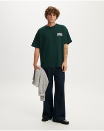 Cotton On - Box Fit Text T-Shirt