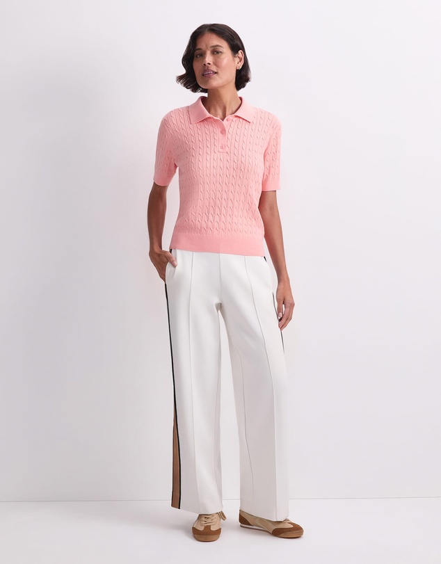 Sportscraft - Chiffon Cotton Cable Polo