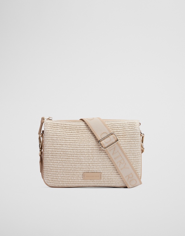 Country Road - Woven Tri Crossbody Bag