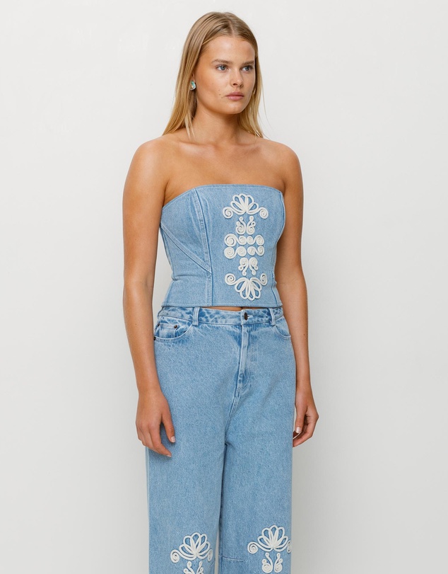 The Wolf Gang - El Toro Denim Bustier