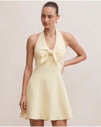 Forever New - Elsie Linen Tie Front Mini Dress