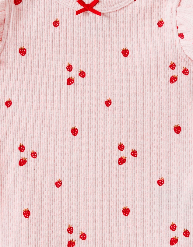 Cotton On Kids - Organic Pointelle Flutter Bubbysuit