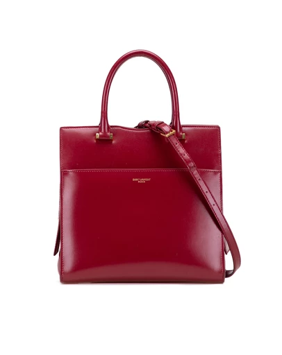 Saint Laurent - Pre-Loved Small Leather Uptown Satchel