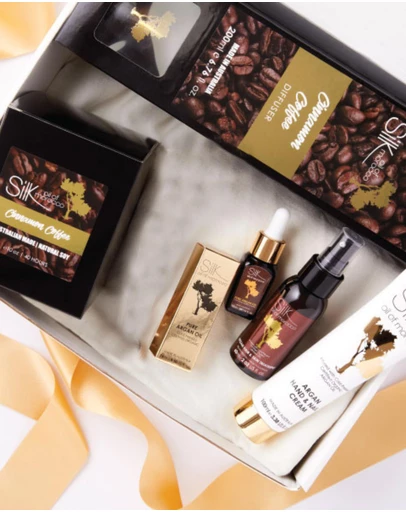 Silk Oil of Morocco - Cinnamon Coffee Pamper Hamper