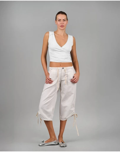 Love and Nostalgia - No Biggie Top - White