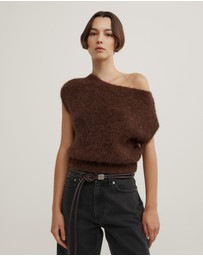 Witchery - Asymmetric Fluffy Top