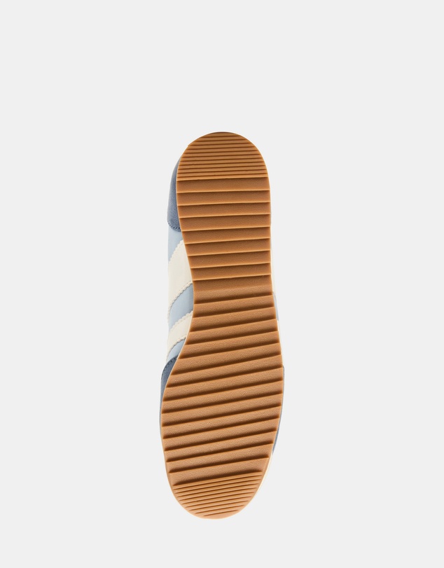Steve Madden - Jumper Light Blue Satin Sneakers