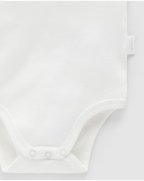 Purebaby - 2 Pack Singlet Bodysuit-Babies