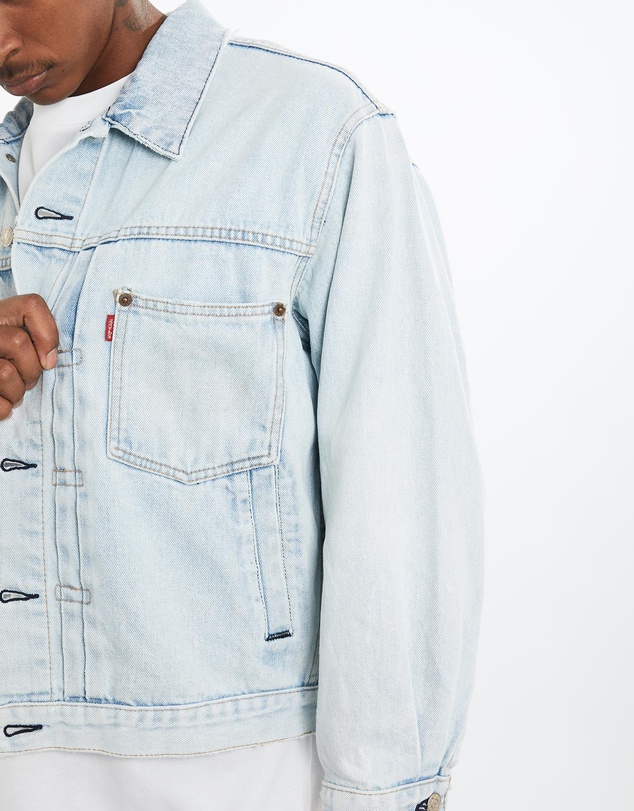 Vintage by The Real Deal - Pre Loved - Vintage 90s Levi's LVC 70647 'Type 1' Buckle Back Denim Jacket
