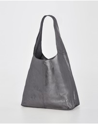 Cobb & Co - Lynx Metallic Leather Hobo